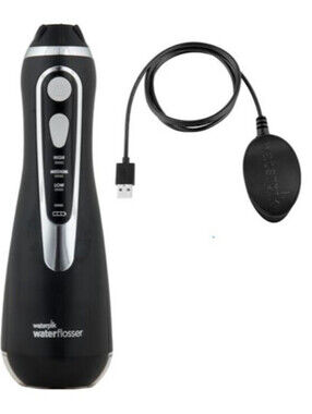 Used Few Times- Waterpik Cordless Advanced Water Flosser Black (no box & tips)